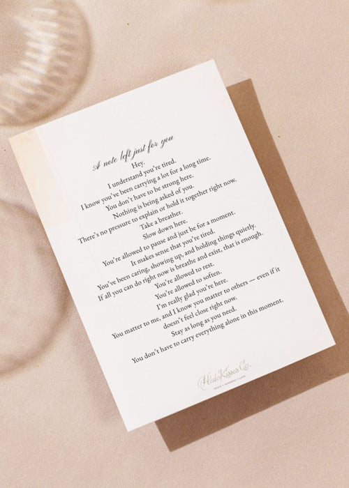 "Digital download greeting card mockup with envelope, featuring a heartfelt message.